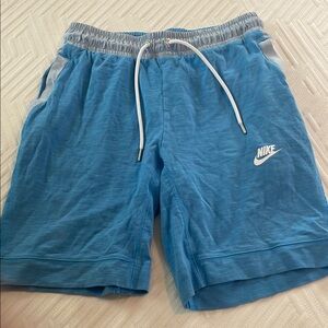 Nike Blue Athletic Shorts with Elastic Waistband